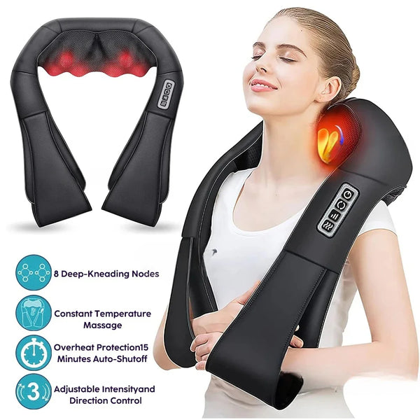 Deep Relief Heated Neck Massager