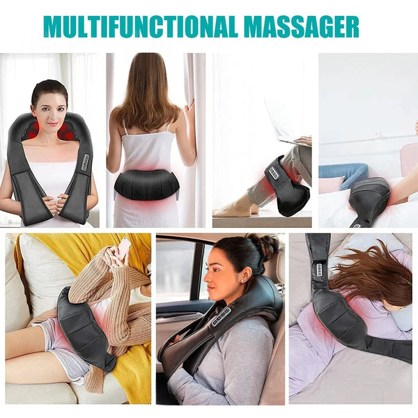 Deep Relief Heated Neck Massager